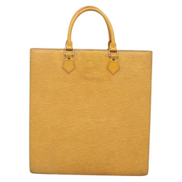 LOUIS VUITTON Epi Sac Plat Hand Bag Yellow - Picture 8 of 15